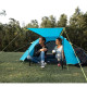 Палатка двухместная Naturehike P-Series NH18Z022-P, 210T/65D, голубая