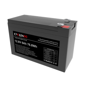 Акумуляторна батарея літій-залізо-фосфатна 12.8В 6Аг Cyclen 12.8V 6AH LiFePo4 купити