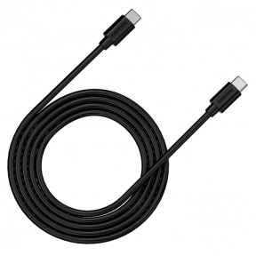 Кабель USB Type-C Canyon C-12 USB-C to USB-C Fast Charging & AV Data Transfer 100W 2m Black (CNS-USBC12B) купить
