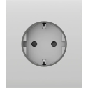 Ajax СenterCover (basic) White - Центральна панель для вбудованої розетки