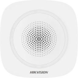 Hikvision DS-PS1-I-WE-Red - Бездротова внутрішня сирена (червоне підсвічування)