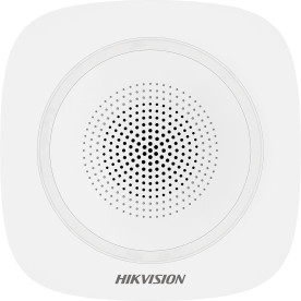Hikvision DS-PS1-I-WE-Red - Беспроводная внутренняя сирена (красная подсветка)