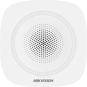 Hikvision DS-PS1-I-WE-Red - Беспроводная внутренняя сирена (красная подсветка) купить
