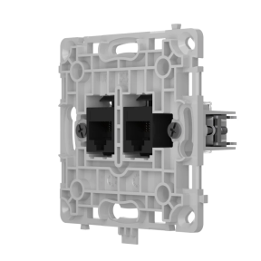 Ajax OutletCore (LAN) Black - Механизм интернет розетки в Украине