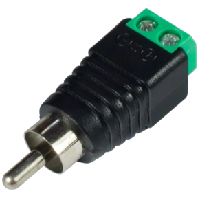 Разъем RCA-M с клеммами под кабель купить