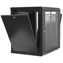 Шафа 19"12U, 600х600х640мм акрилове скло, чорна