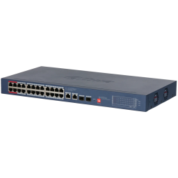 Dahua DH-CS4228-24GT-375 – Управляемый коммутатор (24xGbE PoE 375W, 2xSFP, L2)
