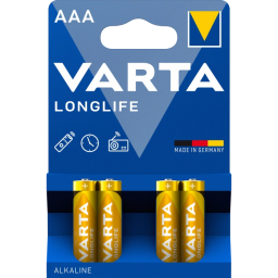 VARTA LONGLIFE AAA BLI 4 ALKALINE - Батарейка