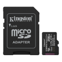 Карта памяти Kingston microSD 256GB C10 UHS-I A1 V10 R150MB/s + SD