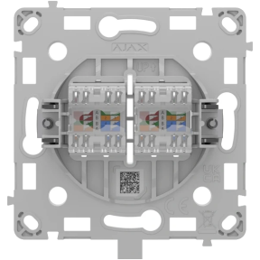 Ajax OutletCore (LAN) White - Механизм розетки фото
