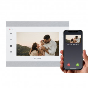 Slinex SL-07N Cloud Silver/White - Відеодомофон в Україні