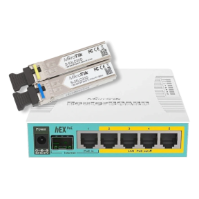 Маршрутизатор RB960PGS + SFP модуль S-3553LC20D - Комплект купити