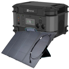 Ezviz CS-PS1300 (CN066)(FR) + EcoFlow 160W - Комплект из портативной зарядной станции и солнечной панели купить