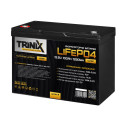 Акумуляторна батарея літій-залізо-фосфатна 12.8В 100А*год Trinix TLFP-12100 Ultra LiFePO4 з Bluetooth (Black)