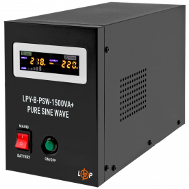 Резервне ДБЖ LogicPower LPY-B-PSW-1500VA+ 1050W 10A/15A 24V (4130)