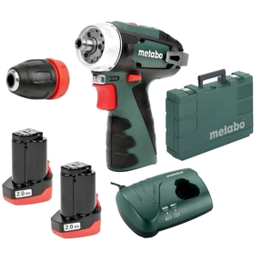 Аккумуляторная дрель-шуруповерт Metabo PowerMaxx BS Quick Basic (600156500) купить