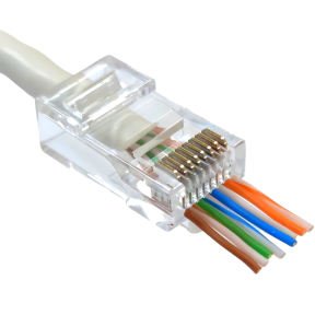 Kingda UTP RJ45 кат. 6 (100 шт) - Коннектор со сквозными отверстиями купить