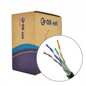 UTP кабель OK-Net КПП-ВП (305) 4×2×0.51 (U/UTP-cat.5E) купити