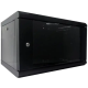 Шафа комутаційна настінна 6U 600x500 Hypernet WMNC-500-6U-FLAT-BLACK