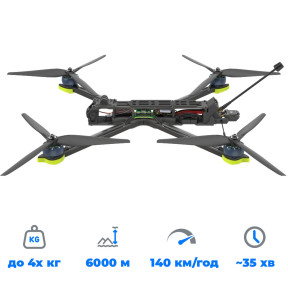 FPV дрон iFlight Nazgul XL10 V6 6S (Analog 5.8G 2.5W 6S BNF ELRS 868/915MHz) - фото №2 FPV дрон iFlight Nazgul XL10 V6 6S (Analog 5.8G 2.5W 6S BNF ELRS 868/915MHz) фото