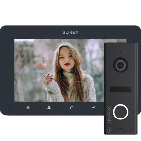 Slinex SM-07 Graphite + ML-17HR Graphite - Комплект відеодомофона купити