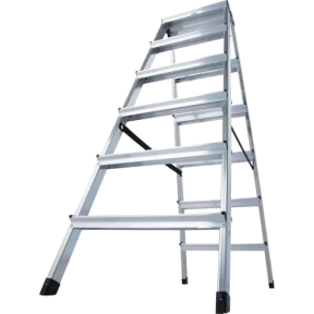 KRAUSE Dopplo 2x6 (120427) - Стремянка алюмінієва двостороння зображення