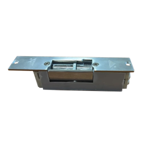 YLI DK01BWIT – Електромеханічна защіпка (NC, з фіксатором, 12V, нержавіюча сталь)