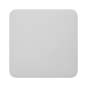 Ajax CoverPlate SoloCover (CP) White - Заглушка монтажної коробки