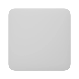 Ajax CoverPlate SoloCover (CP) White - Заглушка монтажної коробки