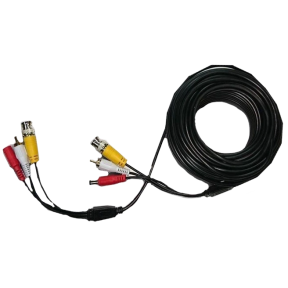 Патчкорд комбінований коаксіальний+живлення+звук 5м BNC+DC+AV купити