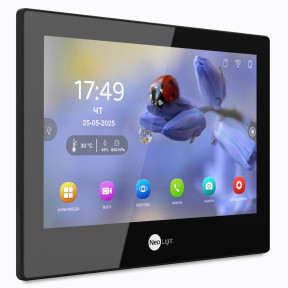 NeoLight ALPHA Hybrid Black - Гибридный видеодомофон (AHD+IP, Wi-Fi, IPS)