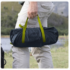 Палатка сверхлегкая одноместная с футпринтом Naturehike Cycling 1 NH18A095-D, 210T, темная зеленая фото