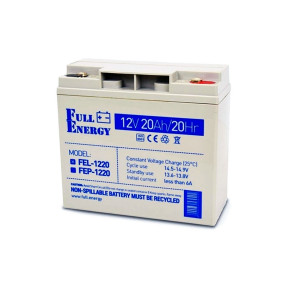 Акумулятор гелевий 12В 20 Аг для ДБЖ Full Energy FEL-1220 купити