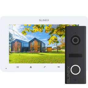 Slinex SM-07 White + ML-17HR Graphite - Комплект відеодомофона купити