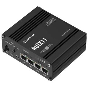 Teltonika RUTX11 – Промышленный маршрутизатор (4G LTE Cat 6, Dual SIM, Wi-Fi 5 AC Wave 2, 4xGbE, GPS) Цена