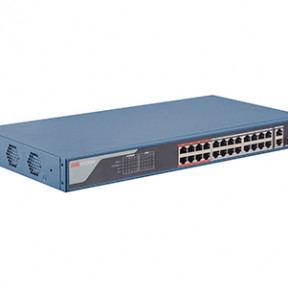 DS-3E1326P-EI 24 портовий POE комутатор Hikvision