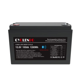 Акумуляторна батарея літій-залізо-фосфатна 12.8В 100Аг Cyclen 12.8V 100AH LiFePo4 (підігрів/Bluetooth) фото