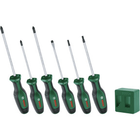 Bosch Set 6-Piece (V3) - Набор отверток PH/PZ/SL/Torx 6 шт + намагничиватель купить