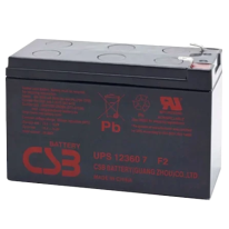 Акумуляторна батарея CSB UPS12360 (12В 7Аг, AGM, клеми F2)