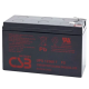 Акумуляторна батарея CSB UPS12360 (12В 7Аг, AGM, клеми F2)