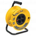 Подовжувач-катушка IEK 4гн 20м З/К УК20 т/з (3х1,5мм2) IP44