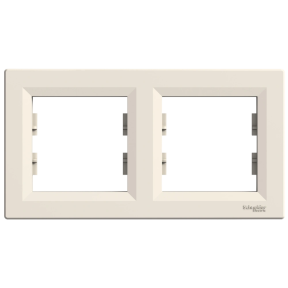 Schneider Electric Asfora EPH5800223 - Рамка двомісна горизонтальна купити