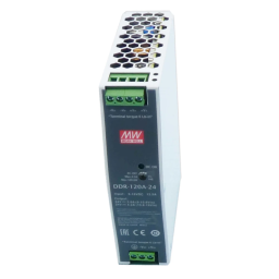 Mean Well DDR-120A-24 – DC-DC Перетворювач (100Вт, Вхід 9-18VDC, Вихід 24V 4.2A, DIN-рейка)