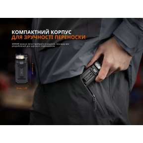 Ліхтар ручний Fenix SW05R-UV LED чорний купити