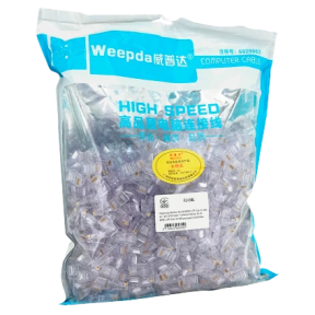 Коннектор Merlion RJ-45 8P8C UTP Cat-5 (100 шт/уп.) Q100 Violet фото