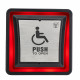 Кнопка виходу Yli Electronic PBK-871(LED) для людей з обмеженими можливостями