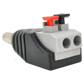 Роз'єм DC-M (D 5,5x2,1мм) з клемами під ручний зажим під кабель зображення