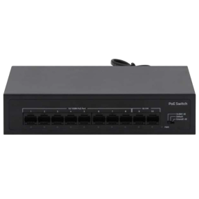 Hedy HY8H2-96 – Некерований PoE-комутатор (8xPoE 100M, 2xUplink, 90W, Watchdog, Extend 250m) купити