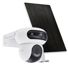 Ezviz CS-HB90/SP (2.8+6mm) – Аккумуляторная Wi-Fi камера (4МП+4МП, Солнечная панель 8Вт, AI, IP65)