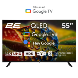 2E 55A77Q - Смарт-телевизор 55″ Google TV